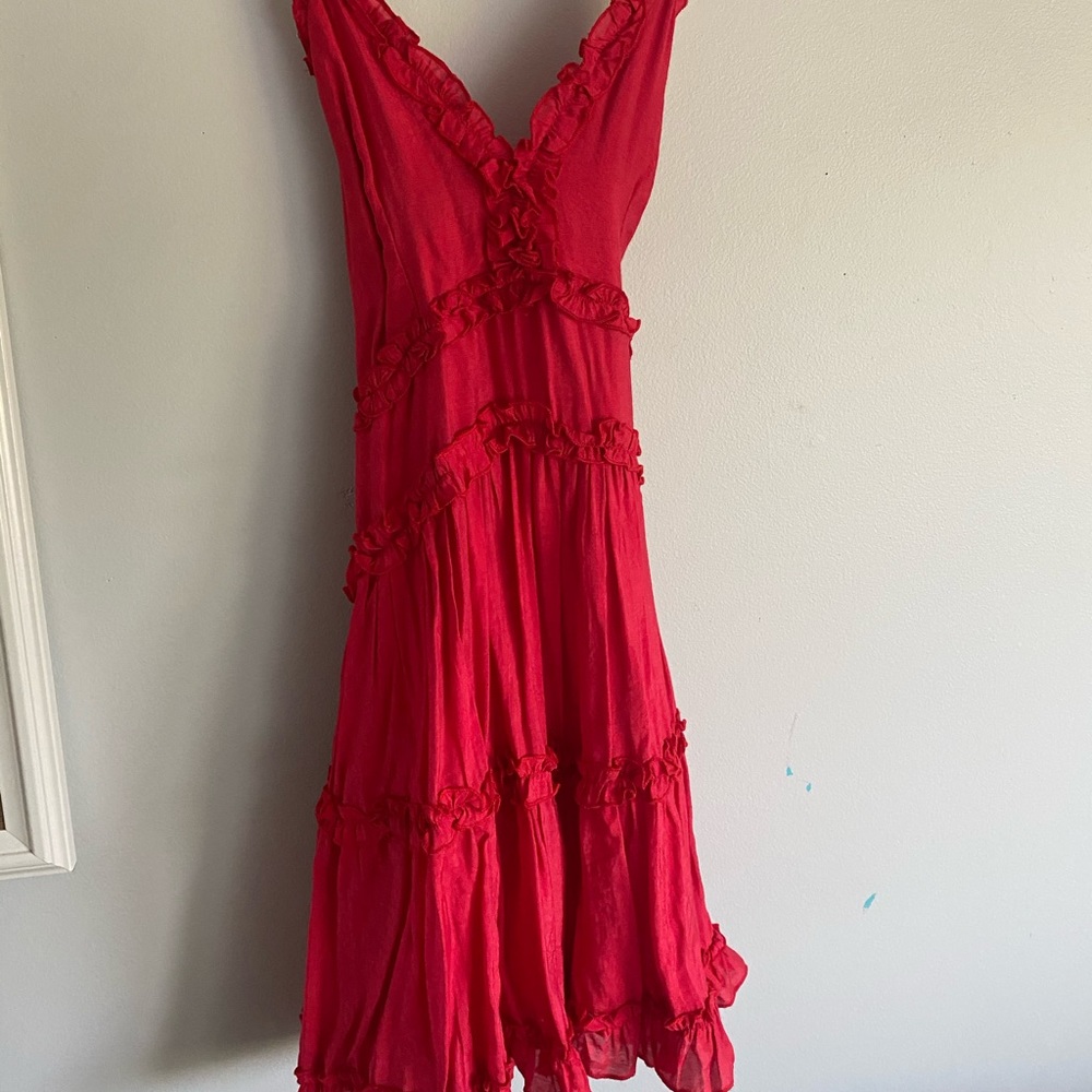 Red dress